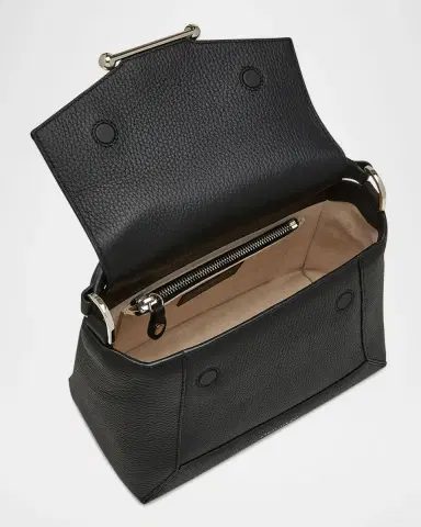 Strathberry Mosaic Flap Leather Top Handle Bag | Thumbnail 4 Strathberry Mosaic Flap Leather Top Handle Bag | Thumbnail 4