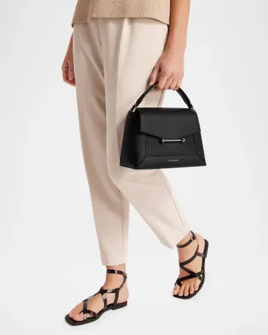 Strathberry Mosaic Flap Leather Top Handle Bag | Thumbnail 5 Strathberry Mosaic Flap Leather Top Handle Bag | Thumbnail 5