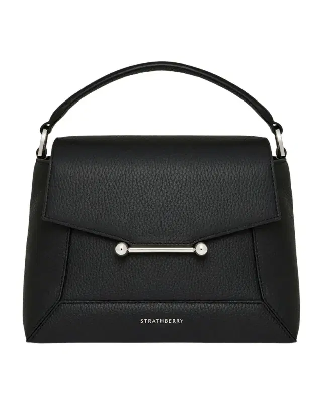 Mosaic Flap Leather Top Handle Bag Mosaic Flap Leather Top Handle Bag