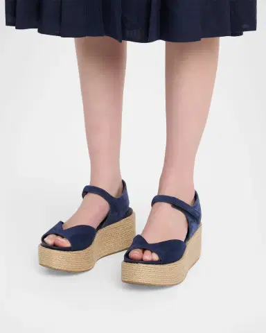 Pedro Garcia 50mm Nirvana Suede Midi Platform Espadrilles | Thumbnail 2 Pedro Garcia 50mm Nirvana Suede Midi Platform Espadrilles | Thumbnail 2