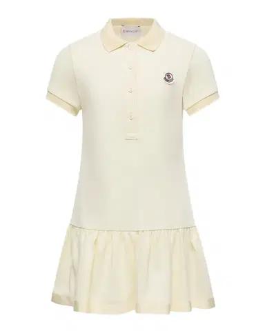 Moncler Girl's Ruffle-Hem Polo Dress, Size 4- | Thumbnail 1 Moncler Girl's Ruffle-Hem Polo Dress, Size 4- | Thumbnail 1