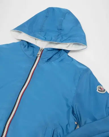 Moncler Boy's New Urville Hooded Rain Jacket, Size 12-14 | Thumbnail 3 Moncler Boy's New Urville Hooded Rain Jacket, Size 12-14 | Thumbnail 3