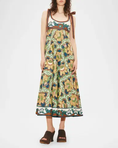 ALÉMAIS Liana Ballet Midi Sun Dress | Thumbnail 2 ALÉMAIS Liana Ballet Midi Sun Dress | Thumbnail 2