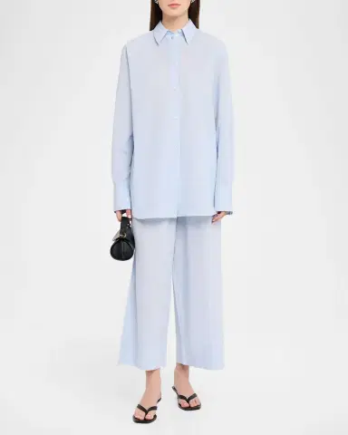 Toteme Garderob Oversized Linen-Cotton Shirt | Thumbnail 2 Toteme Garderob Oversized Linen-Cotton Shirt | Thumbnail 2
