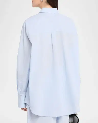 Toteme Garderob Oversized Linen-Cotton Shirt | Thumbnail 3 Toteme Garderob Oversized Linen-Cotton Shirt | Thumbnail 3