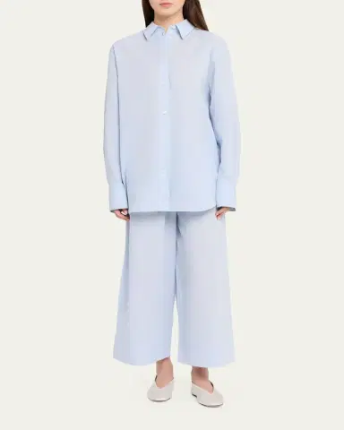 Toteme Garderob Oversized Linen-Cotton Shirt | Thumbnail 7 Toteme Garderob Oversized Linen-Cotton Shirt | Thumbnail 7