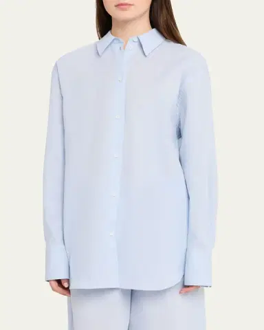 Toteme Garderob Oversized Linen-Cotton Shirt | Thumbnail 9 Toteme Garderob Oversized Linen-Cotton Shirt | Thumbnail 9
