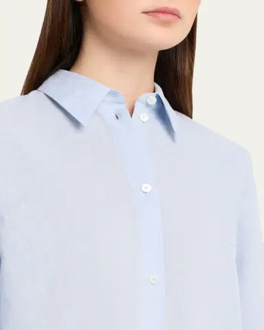 Toteme Garderob Oversized Linen-Cotton Shirt | Thumbnail 10 Toteme Garderob Oversized Linen-Cotton Shirt | Thumbnail 10