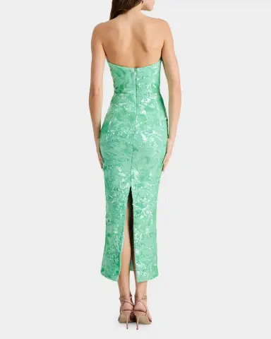 HELSI Leslie Strapless Sequin Column Gown | Thumbnail 2 HELSI Leslie Strapless Sequin Column Gown | Thumbnail 2