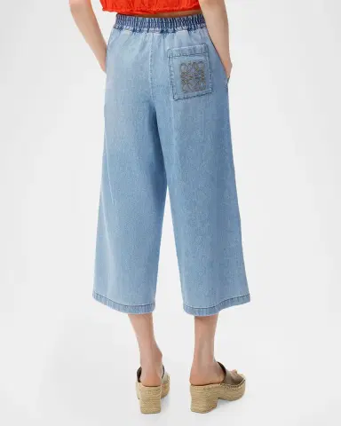 LOEWE x Paula's Ibiza Cropped Wide-Leg Pants | Thumbnail 3 LOEWE x Paula's Ibiza Cropped Wide-Leg Pants | Thumbnail 3