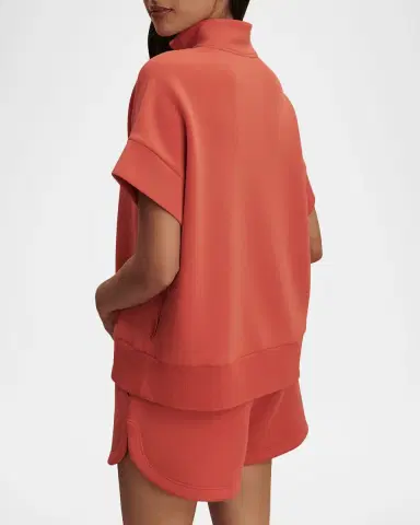 Varley Ritchie Short-Sleeve Half-Zip Sweatshirt | Thumbnail 3 Varley Ritchie Short-Sleeve Half-Zip Sweatshirt | Thumbnail 3