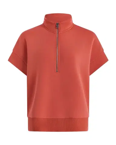 Varley Ritchie Short-Sleeve Half-Zip Sweatshirt | Thumbnail 1 Varley Ritchie Short-Sleeve Half-Zip Sweatshirt | Thumbnail 1