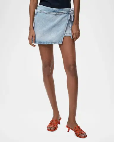 Loewe x Paula's Ibiza Jean Skort | Thumbnail 4 Loewe x Paula's Ibiza Jean Skort | Thumbnail 4