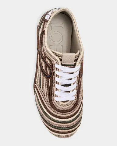 Loewe x Paula's Ibiza Men's Yago Multi-Corded Low-Top Sneakers | Thumbnail 4 Loewe x Paula's Ibiza Men's Yago Multi-Corded Low-Top Sneakers | Thumbnail 4