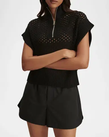 Varley Gaines Half-Zip Knit Vest | Thumbnail 4 Varley Gaines Half-Zip Knit Vest | Thumbnail 4
