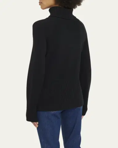 Veronica Beard Lerato Cashmere Turtleneck Sweater | Thumbnail 3 Veronica Beard Lerato Cashmere Turtleneck Sweater | Thumbnail 3