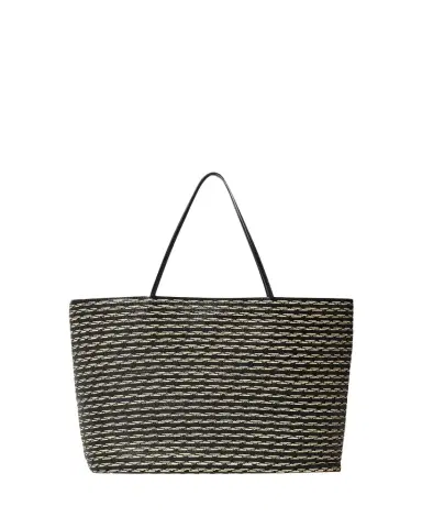 The Row Beau Tote Bag in Raffia & Leather | Thumbnail 1 The Row Beau Tote Bag in Raffia & Leather | Thumbnail 1