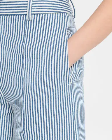 Adam Lippes Deeda Striped Twill Wide-Leg Pants | Thumbnail 9 Adam Lippes Deeda Striped Twill Wide-Leg Pants | Thumbnail 9