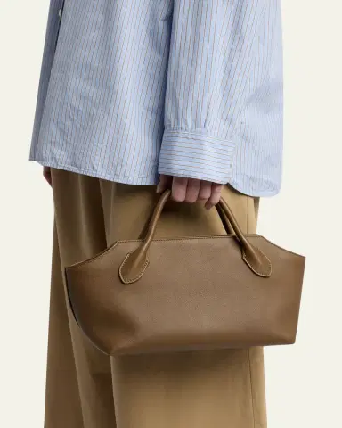 The Row Terrasse Top-Handle Bag in Leather | Thumbnail 2 The Row Terrasse Top-Handle Bag in Leather | Thumbnail 2
