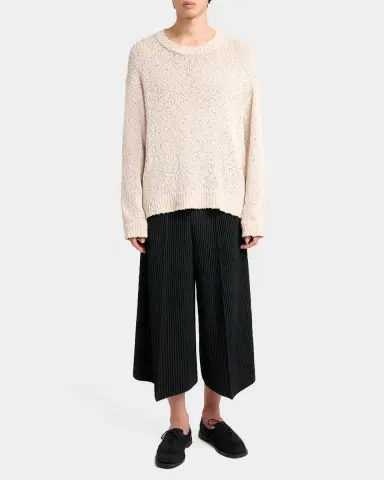 Homme Plissé Issey Miyake Men's Risotto Cotton Texture-Knit Crewneck Sweater | Thumbnail 6 Homme Plissé Issey Miyake Men's Risotto Cotton Texture-Knit Crewneck Sweater | Thumbnail 6