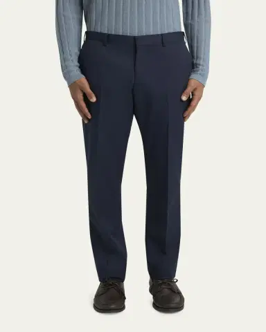 Homme Plissé Issey Miyake Men's Poplin Straight Leg Trousers | Thumbnail 4 Homme Plissé Issey Miyake Men's Poplin Straight Leg Trousers | Thumbnail 4