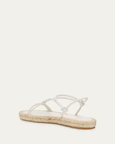 Gianvito Rossi Leather Flat Espadrille Sandals | Thumbnail 4 Gianvito Rossi Leather Flat Espadrille Sandals | Thumbnail 4