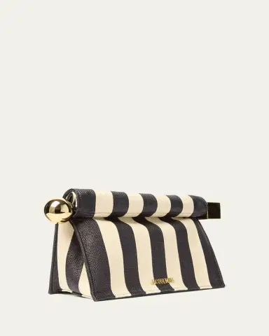 Jacquemus The Rond Carré Stripe Clutch | Thumbnail 2 Jacquemus The Rond Carré Stripe Clutch | Thumbnail 2