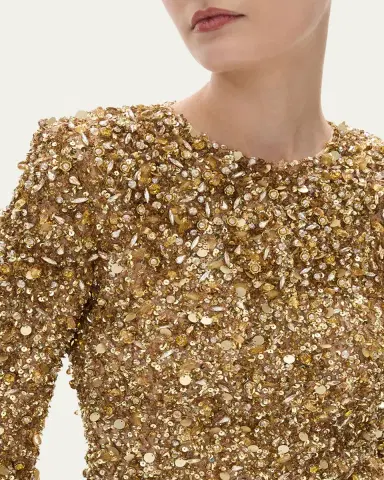 RACHEL GILBERT Phillipe Embellished Strong-Shoulder Mini Dress | Thumbnail 5 RACHEL GILBERT Phillipe Embellished Strong-Shoulder Mini Dress | Thumbnail 5