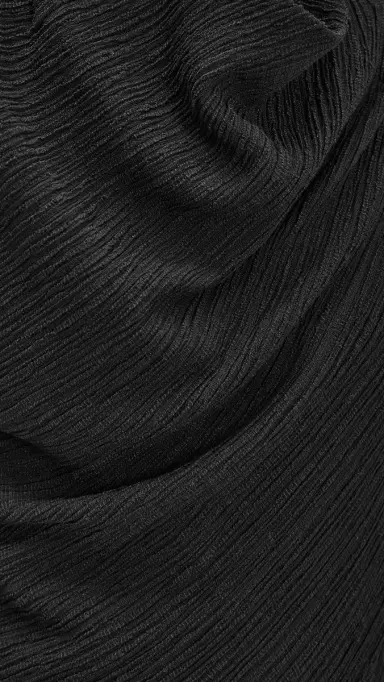 Vince Shadow Grid Cowl Neck Top Black | Thumbnail 6 Vince Shadow Grid Cowl Neck Top Black | Thumbnail 6
