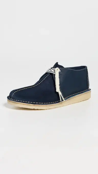 Clarks Suede Desert Trek Shoes Navy Suede | Thumbnail 2 Clarks Suede Desert Trek Shoes Navy Suede | Thumbnail 2