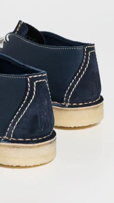 Clarks Suede Desert Trek Shoes Navy Suede | Thumbnail 3 Clarks Suede Desert Trek Shoes Navy Suede | Thumbnail 3