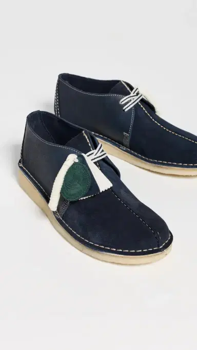 Clarks Suede Desert Trek Shoes Navy Suede | Thumbnail 4 Clarks Suede Desert Trek Shoes Navy Suede | Thumbnail 4