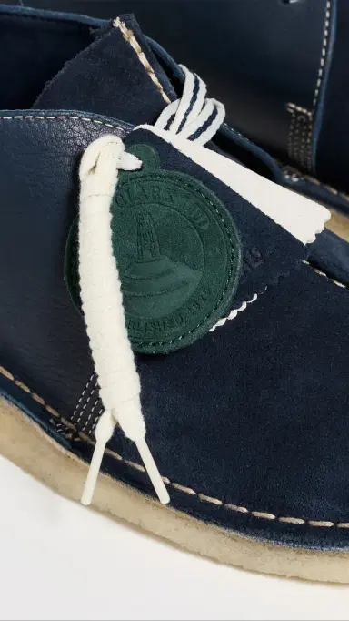 Clarks Suede Desert Trek Shoes Navy Suede | Thumbnail 5 Clarks Suede Desert Trek Shoes Navy Suede | Thumbnail 5
