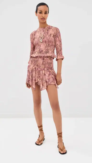 Isabel Marant Carola Silk Top Pink | Thumbnail 5 Isabel Marant Carola Silk Top Pink | Thumbnail 5