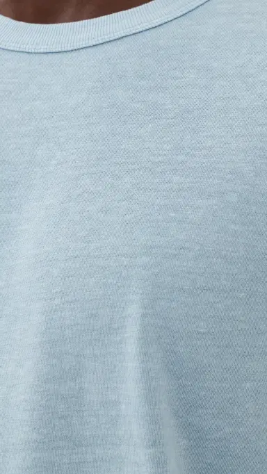 Marine Layer Relaxed Hemp Cotton Tee Soft Chambray L | Thumbnail 6 Marine Layer Relaxed Hemp Cotton Tee Soft Chambray L | Thumbnail 6
