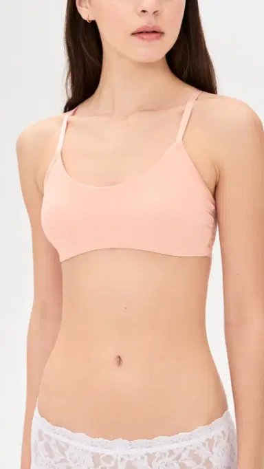 Commando Double Take Lace Racerback Bralette Blush S/M | Thumbnail 2 Commando Double Take Lace Racerback Bralette Blush S/M | Thumbnail 2