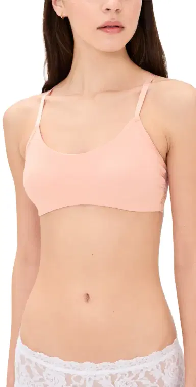Commando Double Take Lace Racerback Bralette Blush S/M | Thumbnail 1 Commando Double Take Lace Racerback Bralette Blush S/M | Thumbnail 1