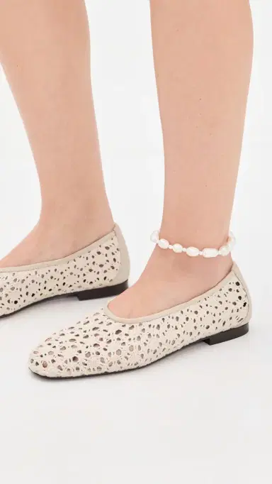 Madewell The Mylie Glove Flats In Crochet Vintage Khaki | Thumbnail 3 Madewell The Mylie Glove Flats In Crochet Vintage Khaki | Thumbnail 3
