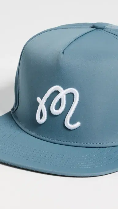 Malbon Snapback Cap Aegean Blue One Size | Thumbnail 4 Malbon Snapback Cap Aegean Blue One Size | Thumbnail 4