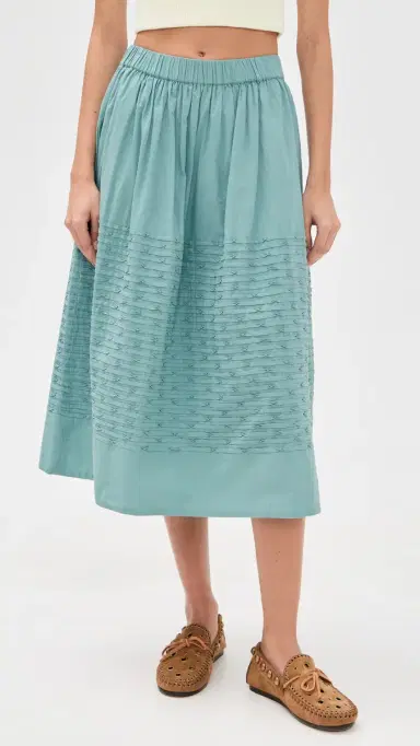 Sea Violet Ramie Skirt Blue | Thumbnail 2 Sea Violet Ramie Skirt Blue | Thumbnail 2