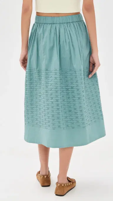 Sea Violet Ramie Skirt Blue | Thumbnail 3 Sea Violet Ramie Skirt Blue | Thumbnail 3