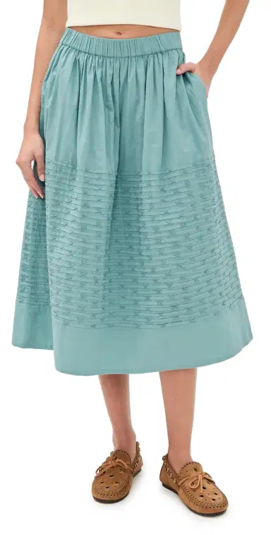 Sea Violet Ramie Skirt Blue | Thumbnail 1 Sea Violet Ramie Skirt Blue | Thumbnail 1