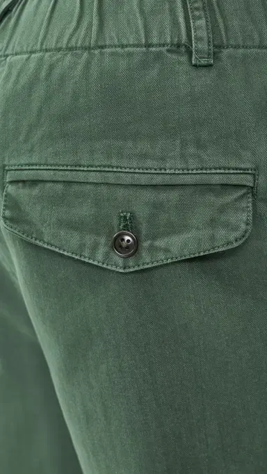 Alex Mill Pull On Shorts In Cotton Herringbone 7 Faded Cypress | Thumbnail 6 Alex Mill Pull On Shorts In Cotton Herringbone 7 Faded Cypress | Thumbnail 6