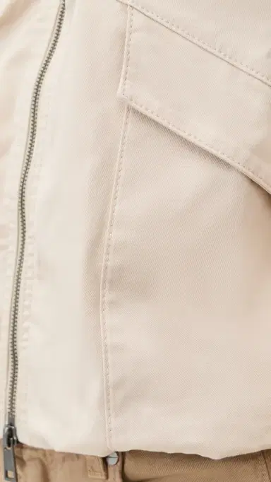 Joe's Jeans The Zip Bubble Jacket Stone | Thumbnail 6 Joe's Jeans The Zip Bubble Jacket Stone | Thumbnail 6