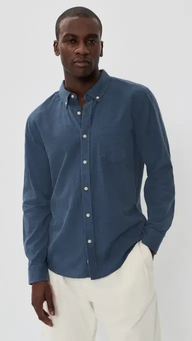 Marine Layer Better Than inen Shirt Navy | Thumbnail 2 Marine Layer Better Than inen Shirt Navy | Thumbnail 2