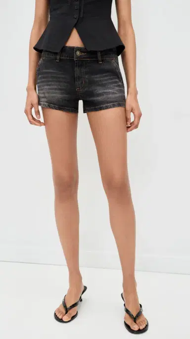 LIONESS Gisele Shorts Charcoal | Thumbnail 2 LIONESS Gisele Shorts Charcoal | Thumbnail 2