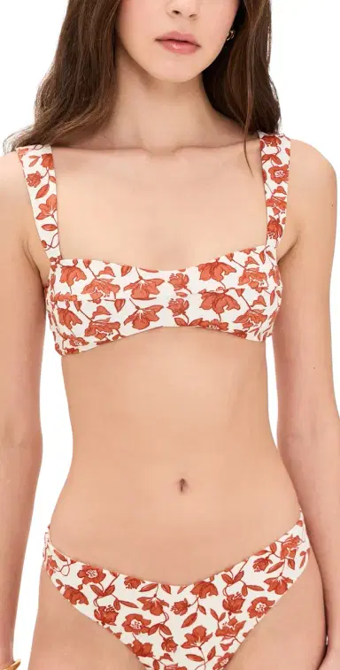 SIR. Chloe Shaped Bikini Bandeau Tuileries | Thumbnail 1 SIR. Chloe Shaped Bikini Bandeau Tuileries | Thumbnail 1