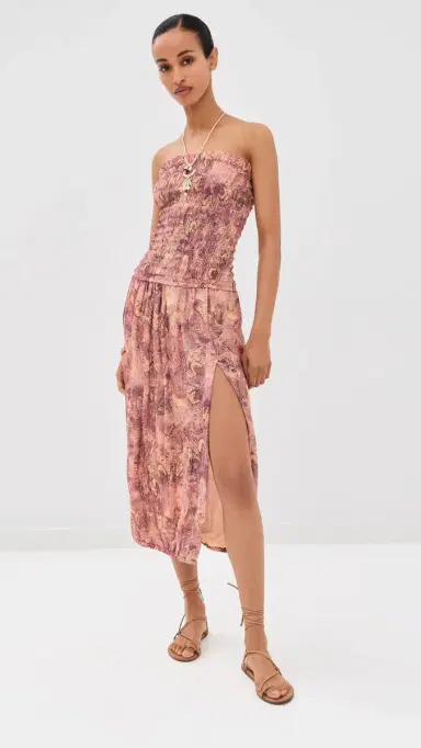 Isabel Marant Cleane Silk Dress Pink 42 | Thumbnail 2 Isabel Marant Cleane Silk Dress Pink 42 | Thumbnail 2