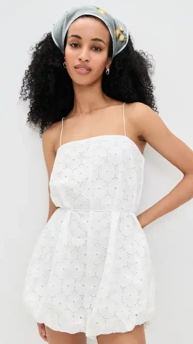 FAITHFULL Rosella Romper Dolce Broderie White | Thumbnail 2 FAITHFULL Rosella Romper Dolce Broderie White | Thumbnail 2