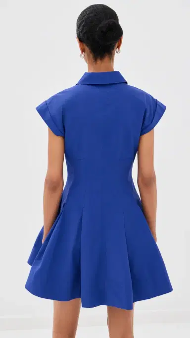 SIMKHAI Clemmie Mini Dress Blueberry | Thumbnail 3 SIMKHAI Clemmie Mini Dress Blueberry | Thumbnail 3